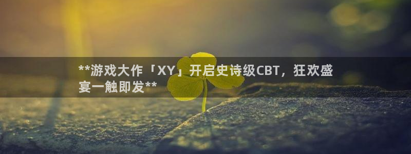 顺盈娱乐平台注册流程图：**游戏大作「XY」开启史诗级CBT，狂欢盛
宴一触即发**